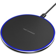 Fast Wireless Charger (Pad), 10W Max Wireless Charging Compatible With Iphone 15 - £74.10 GBP