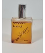 RARE 70s 80s Vintage 2 oz Bath Oil Tatiana Diane Von Furstenberg perfume... - $95.92 CAD