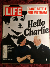 Life April 21 1972 Charlie Chaplin Vietnam Lee Salk +++ - £5.91 GBP