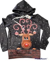 COCOPA Unisex Christmas Hoodie Printed Kangroo Pocket Pullover  Size XL - $25.74