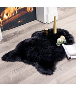 Fluffy Rug Soft Shaggyarea Rug Luxury Sheep Carpet For Halloween Bedro - £29.88 GBP