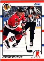 1990 Jeremy Roenick Score #179 NHL Chicago Blackhawks Hockey Card - £1.79 GBP