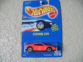 Hot Wheels Ferrari 348 All Blue Card #226 Pink Smoked Window Ultra Hots - £8.54 GBP
