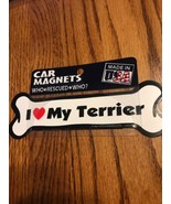 Car Magnets Who Rescued Who? “ I ❤️ My Terrier”, Ships N 24h - $13.85