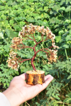 Natural Citrine Crystal Tree | Copper Wire Gem Tree for Wealth &amp; Joy Gif... - $738.69 MXN+