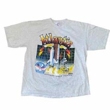 Atlantis Kennedy Space Center 1996 Vintage Single Stitch graphic logo Shirt XL - £18.52 GBP