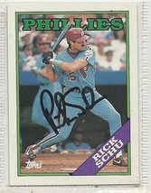 Rick Schu Signed Autographed Card 1988 Topps - $10.13