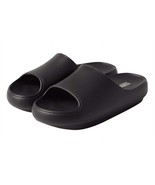 32 Degrees Unisex Cushion Slide Sandal Indoor Outdoor Shower Friendly,Black - $13.66 CAD