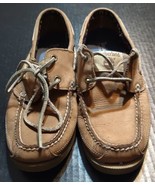 Timberland Men&#39;s Sz 9 Brown Suede Leather Boat Shoes Size 9 M Deck Shoes - $32.14 CAD