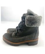 Timberland Ankle Boots Womens Size 7.5 Gray Leather Courmayeur Valley La... - €32,98 EUR