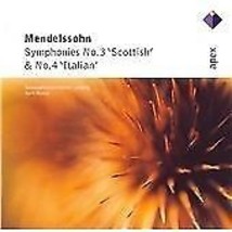 Felix Mendelssohn : Symphonies 3 and 4 (Masur) CD (2003) Pre-Owned - £11.91 GBP
