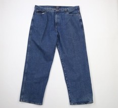 Vintage Phat Farm Mens 44x33 Distressed Baggy Loose Wide Leg Denim Jeans Blue - £61.91 GBP