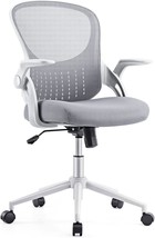 Office Chair - Ergonomic Flip-Up Arm Home Office Computer, Lumbar Support. - £99.45 GBP