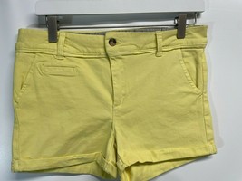 xiomi Made Love Chino Shorts Stretch Cotton Modern Flat Pocket Yellow NE... - £14.56 GBP