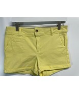 xiomi Made Love Chino Shorts Stretch Cotton Modern Flat Pocket Yellow NE... - $16.88 CAD