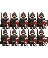10pcs Game Of Thrones House Bolton of the Dreadfort Sword Army Minifigure - $17.88