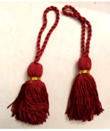 Wine Curtain Tassels 2 pc LOT 3 in Pendant Jewelry Making DIY Crafts Hom... - $4.90