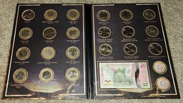 1 Album Commemorative 23 Mexico Twenty Veinte 20 Pesos Monedas Coin Gold Silver - £162.51 GBP