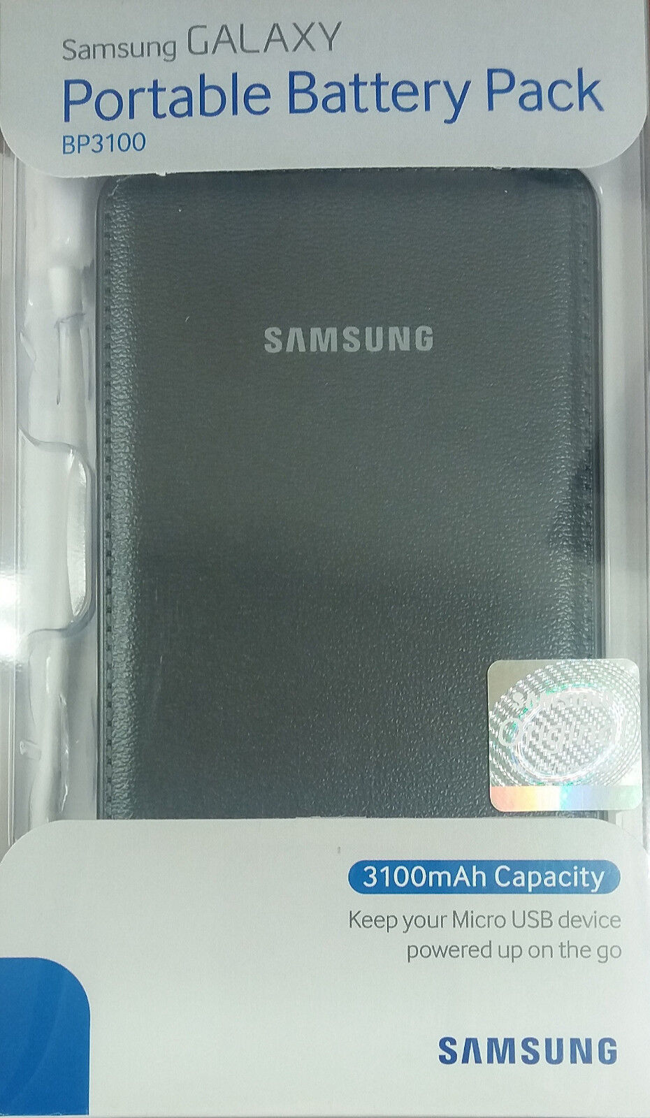 OEM Samsung Galaxy Portable Power Battery Pack 3100mAh BP3100 Black Note 4 S6 S7 - £51.84 GBP