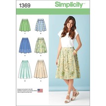 Simplicity 1369 Women's Skirt Sewing Pattern, Sizes 14-22 - £13.61 GBP