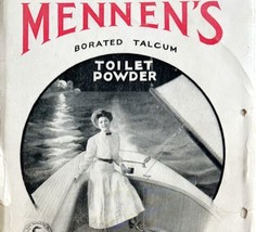 Mennen&#39;s Borated Talcum Toilet Powder 1906 Advertisement Nautical Theme DWAA21 - £31.46 GBP