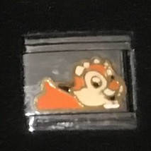 Dale from Chip and Dale Chipmunks Wholesale Italian Charm Enamel Link 9MM K54 - £11.81 GBP