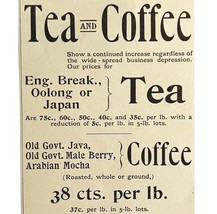 Cobb Bates Yerxa Tea And Coffee 1894 Advertisement Victorian Beverage 3 ... - $19.99
