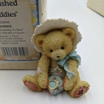 VTG Enesco Cherished Teddies Figurine Bobbie Baby Bear 624896 Friendship 1993 - £11.45 GBP