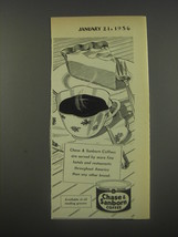 1956 Chase &amp; Sanborn Coffee Ad - Served by more Fine Hotels - $18.49
