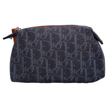 Christian Dior Monogram Flight Trotter Cosmetic Pouch In Navy Blue Canva One - £361.48 GBP