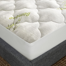 Air Mattress Cover Queen Size Thick Mattress Cooling Pad, Bamboo Quilted Mattre - £103.86 GBP
