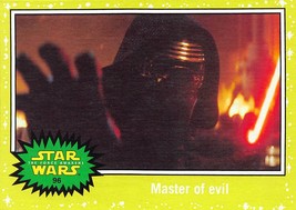 2015 Topps Star Wars Journey To The Force Awakens GREEN #96 Master Of Evil  - £0.75 GBP