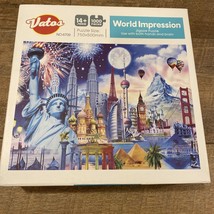 Vatos Landmarks World Impression 1000 Piece Puzzle Complete - $9.89