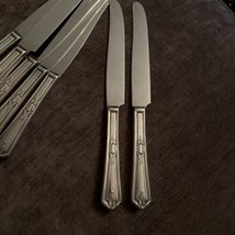 2 R&B Rogers & Bros Lyric Pattern Silverplate Flatware Dinner Knives 9” - $19.31