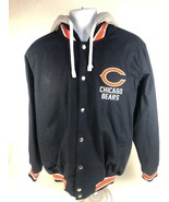 CHICAGO BEARS Super Bowl XX CHAMPIONSHIP Cotton Jacket Sewn Logos Mens L... - £43.01 GBP