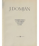 J. Domján 32 Coloured Woodcuts Corvina Budapest 1956 Cover Missing - $33.24