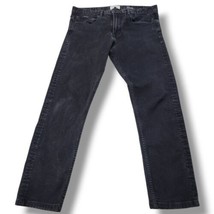 Quiksilver Jeans Size 34 W34&quot;xL28&quot; Men&#39;s Straight Fit Jeans Stretch Blac... - $37.73