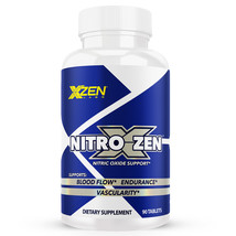 Nitric Oxide Support, Blood Flow, Endurance Preworkout Nitroxzen Booster 90 Tabs - £20.74 GBP