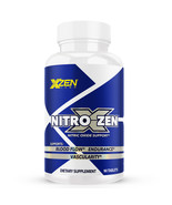 Nitric Oxide Support, Blood Flow, Endurance Preworkout Nitroxzen Booster... - $37.39 CAD