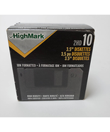 HighMark 2HD 3.5&quot; 10 Diskettes IBM Formatted High Density - £15.51 GBP