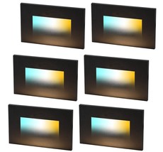  Dimmable Upgraded 3 Color 120V LED Indoor 4.75 Inch | Black 3000/4000k/... - $39.59