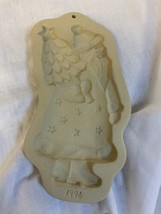 Brown Bag Cookie Art Mold 1996 Santa Claus Kris Kringle St Nick Cookie Mold - £14.00 GBP