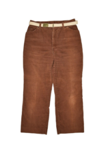 Vintage Chic Pants Womens 30x25 Brown Corduroy Relaxed Fit Trousers HIS ... - £21.86 GBP