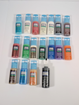 Plaid Gallery Glass Window Color Paint (17) 2Fl oz (1) 4 oz Stained Glas... - $59.35