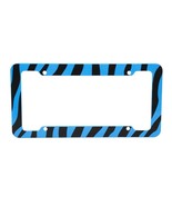 Zebra Blue and Black Auto License Plate Frame - $92.58 MXN