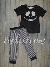 NEW Jack Skellington Boys Boutique Nightmare Before Christmas Outfit Set - £9.34 GBP