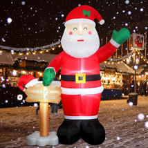 Giant 8ft Christmas Inflatable Large Santa Claus Blow up Yard Decoration Xmas - $58.17