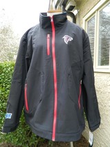 Atlanta Falcons NFL Coat Jacket Lined Front Zip Men&#39;s NWT XL - £80.14 GBP