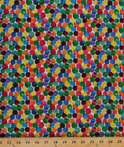 Cotton Dots Circles The Very Hungry Caterpillar Cotton Fabric Print BTY ... - $16.95
