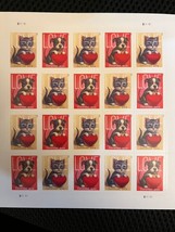 Pane of 20 &quot;LOVE&quot; 2023 Stamps USPS Stamp Puppy and Kitten new/unuse - £9.48 GBP